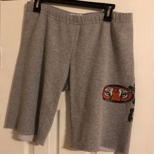 Women’s Large Soffee Cut off shorts-Auburn Tigers